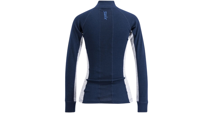 SWIX Langlaufjacke RaceX Merino Half Zip W dunkelblau/grau