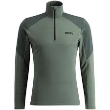 SWIX Langlaufjacke Infinity Light Half Zip grün