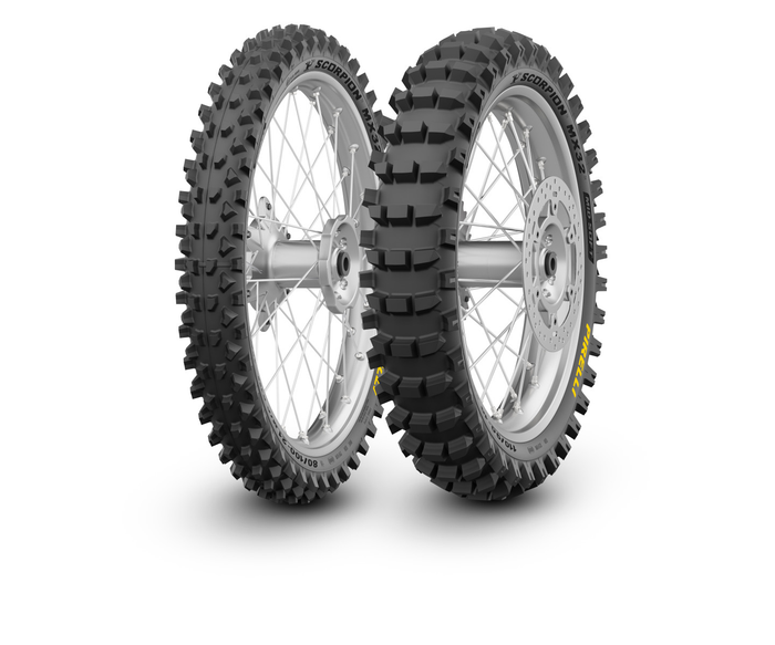 PIRELLI rehvid 110/90-19 Scorpion MX32 Mid Soft NHS