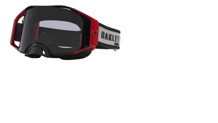 OAKLEY MX goggles Airbrake TLD grey blocks w/light grey 40%