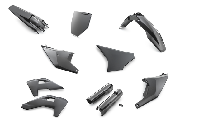 Kit plastique HUSQVARNA TC/FC/FX/TX 125-450 '23-'25 noir