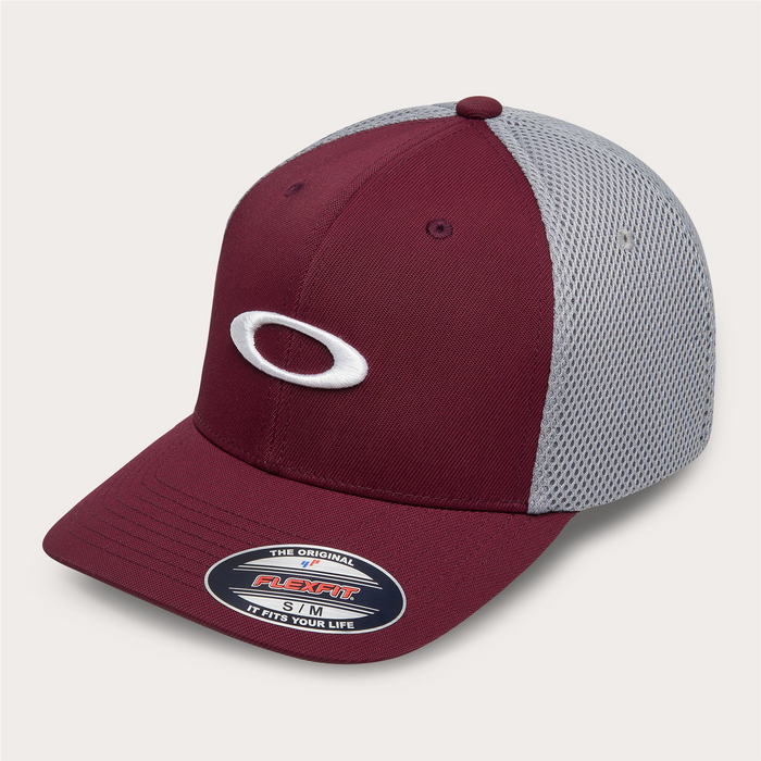 OAKLEY czapka ar nagu Ellipse Mesh cap ciemnoczerwona/szara