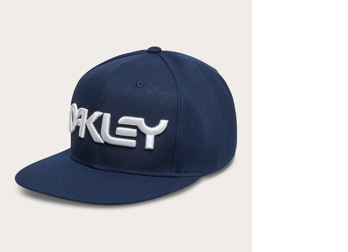 OAKLEY czapka ar nagu Mark III ciemnoniebieska/biała