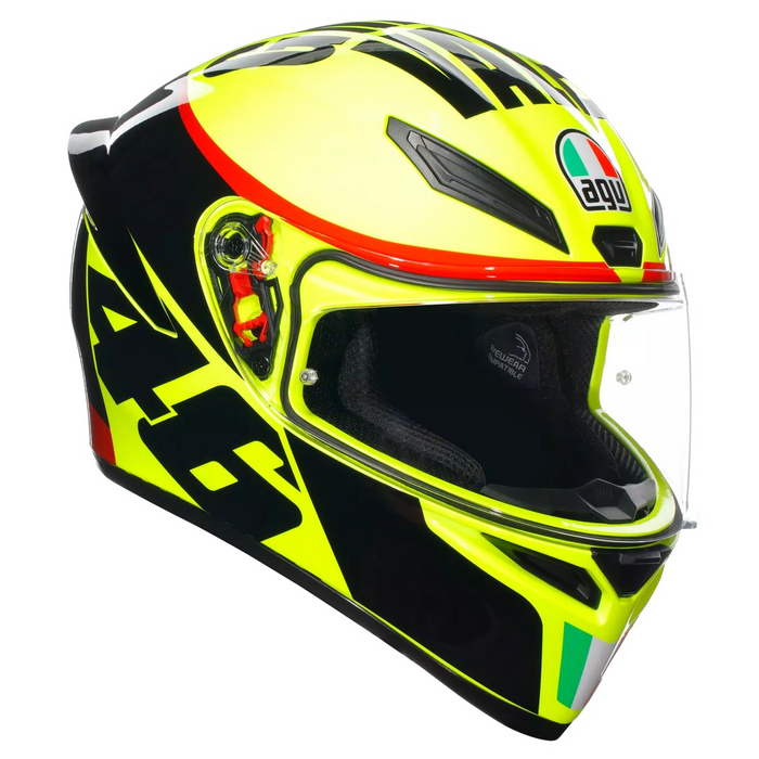 Casco AGV K1 S Grazie Vale giallo/nero