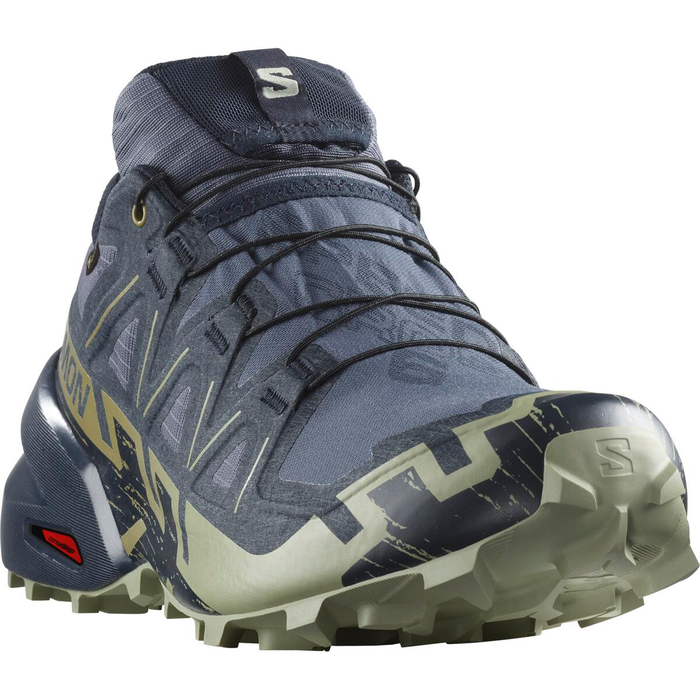 Chaussures SALOMON Speedcross 6 GTX bleu foncé/beige