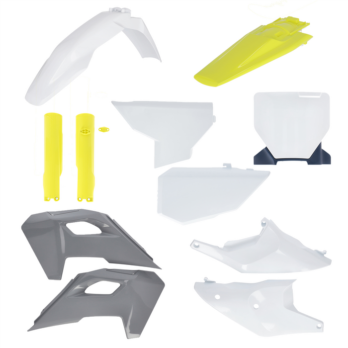 ACERBIS Kunststoff-Kit Full HUSQ TE/FE '24 weiß/blau/grau