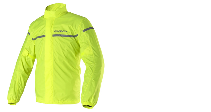CLOVER regnjakke Rainblaster WP gul fluo