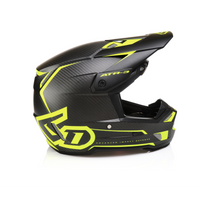 6D kiiver ATR-3 Nova matt neoonkollane/must