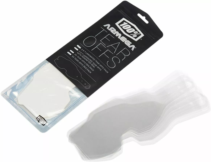 100% goggles tear off Armega Perimeter laminated 2x7pcs