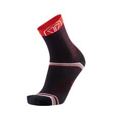SIDAS sokken Winter Run zwart/rood