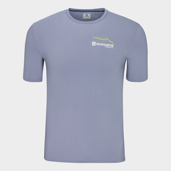 HUSQVARNA T-shirt Never Follow Tee grijs