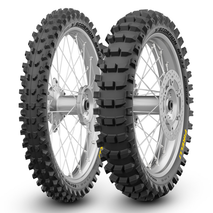 PIRELLI dæk 90/100-16 Scorpion MX32 Mid Soft NHS 51M
