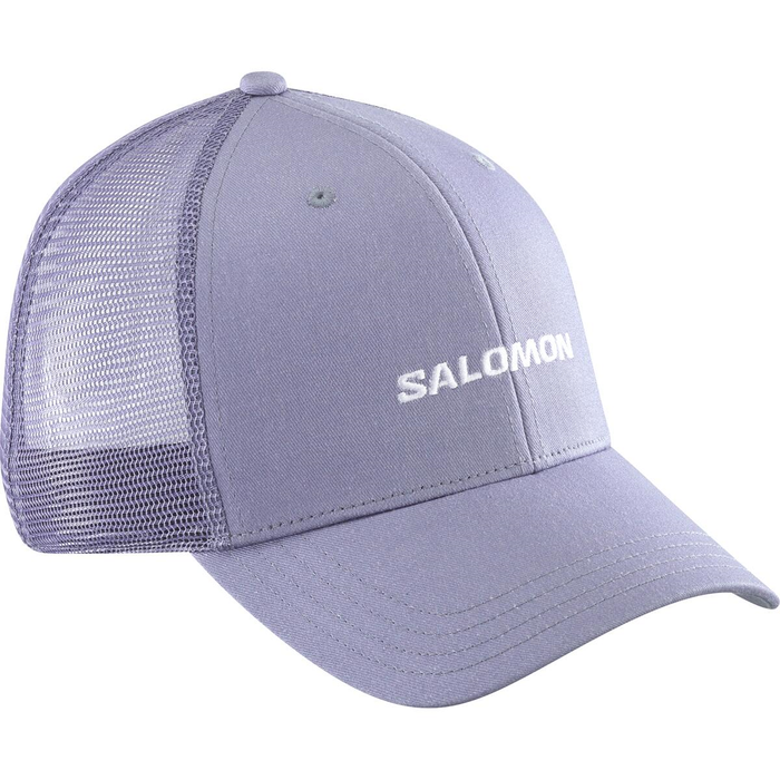 Czapka SALOMON z daszkiem Trucker fioletowa