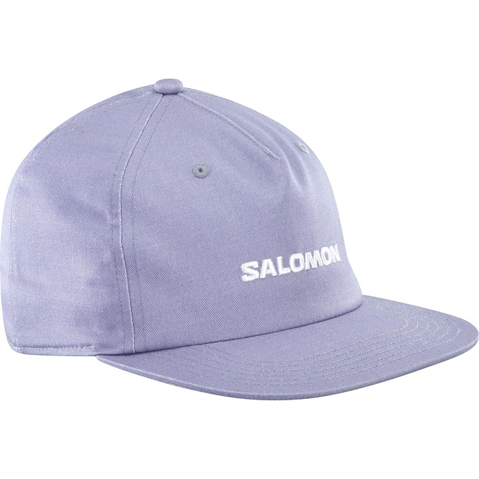 Czapka SALOMON z daszkiem Claw Flat Cap fioletowa