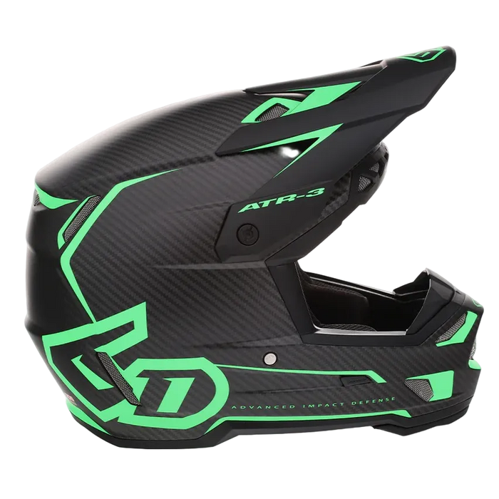 6D Helm ATR-3 Nova matt neon grün