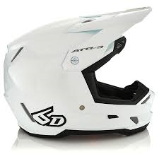 Casque 6D ATR-3Y Solid brillant blanc