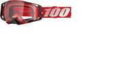 Occhiali 100% Armega rossi con lente trasparente