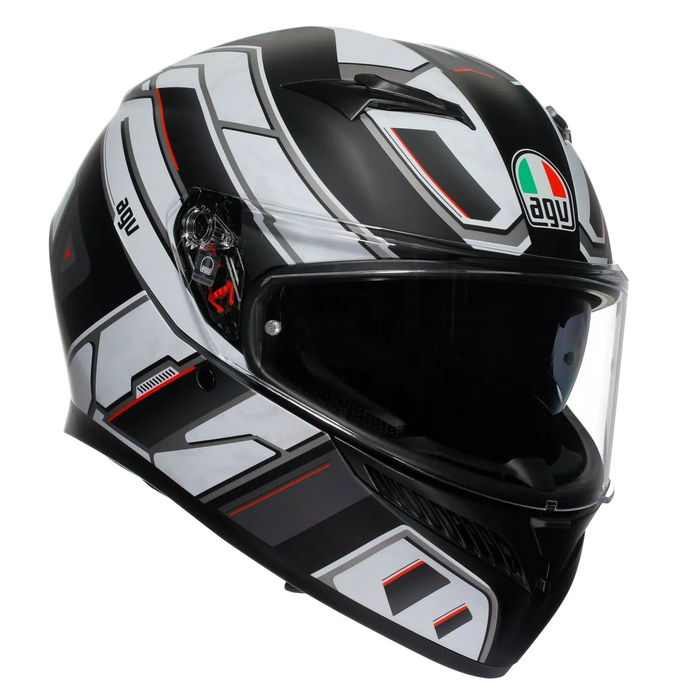 Casque AGV K3 Rivia noir mat/blanc