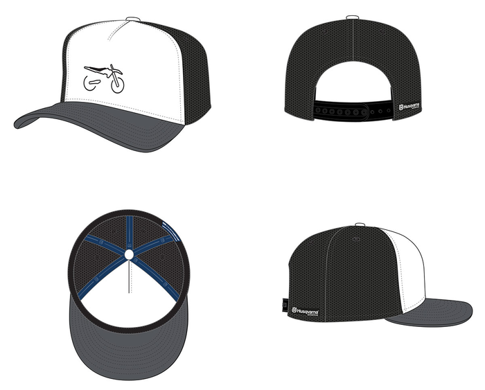 HUSQVARNA Remote Trucker Cap black/white/grey