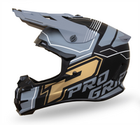 PROGRIP hjelme 3080 sort/grå/guld
