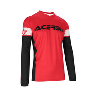 ACERBIS maglia MX J Track Inc. 2.0 rosso/nero
