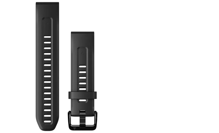 GARMIN watch band Quickfit 20mm Silicone Fenix 7S black