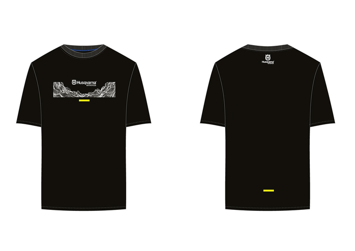 HUSQVARNA Gotland T-shirt zwart