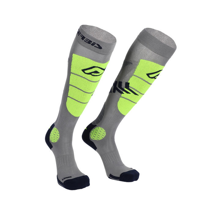 ACERBIS Socken MX Impact belüftet grau/gelb