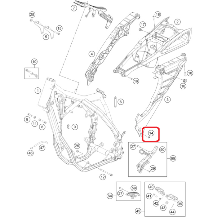 HUSQVARNA vairo slopintuvo sxs remonto komplektas