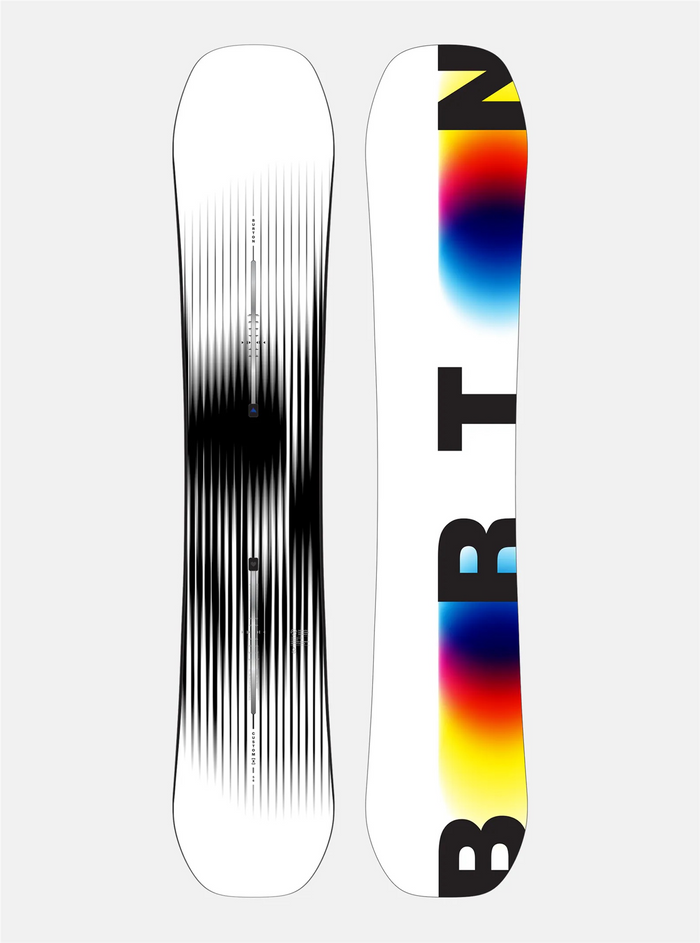 BURTON snowboard Custom X hvid/sort