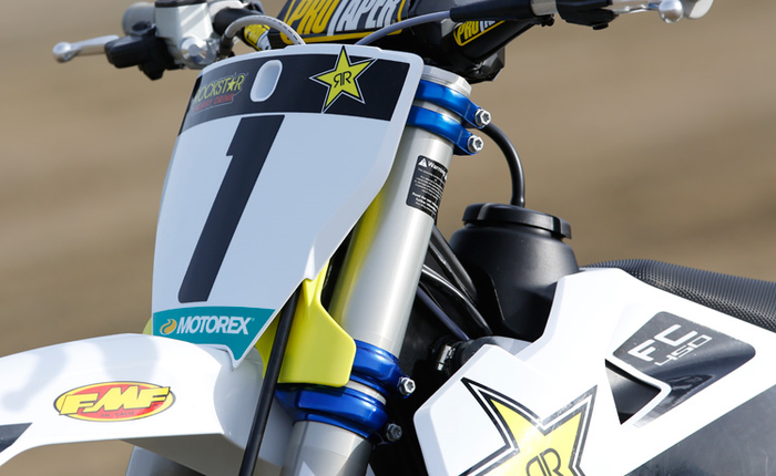 HUSQVARNA plastik til nummer MX 450 Rockstar '24-'25
