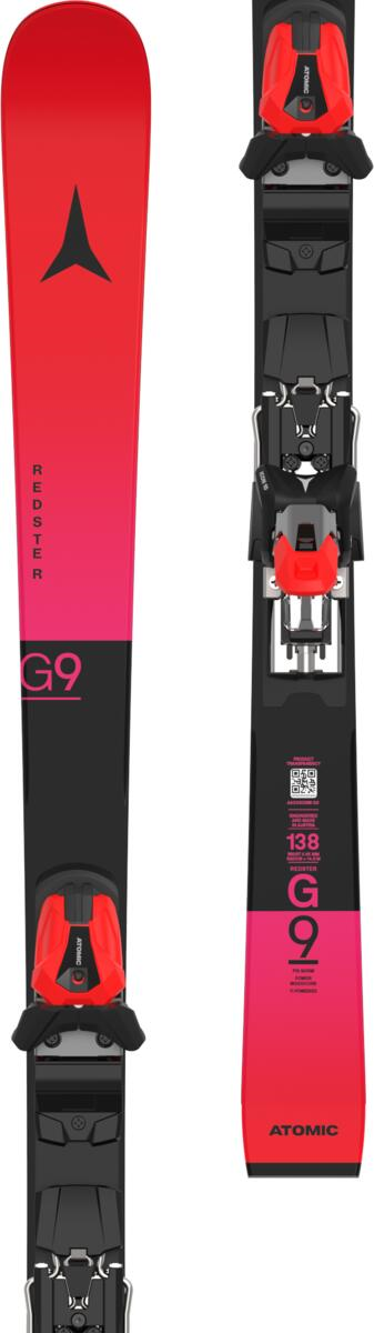 ATOMIC alpine skis with bindings Redster FIS G9 J-RP3 w/Icon 10