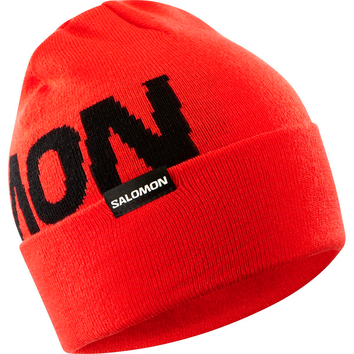 SALOMON Hermitage Beanie deep cherry tomato