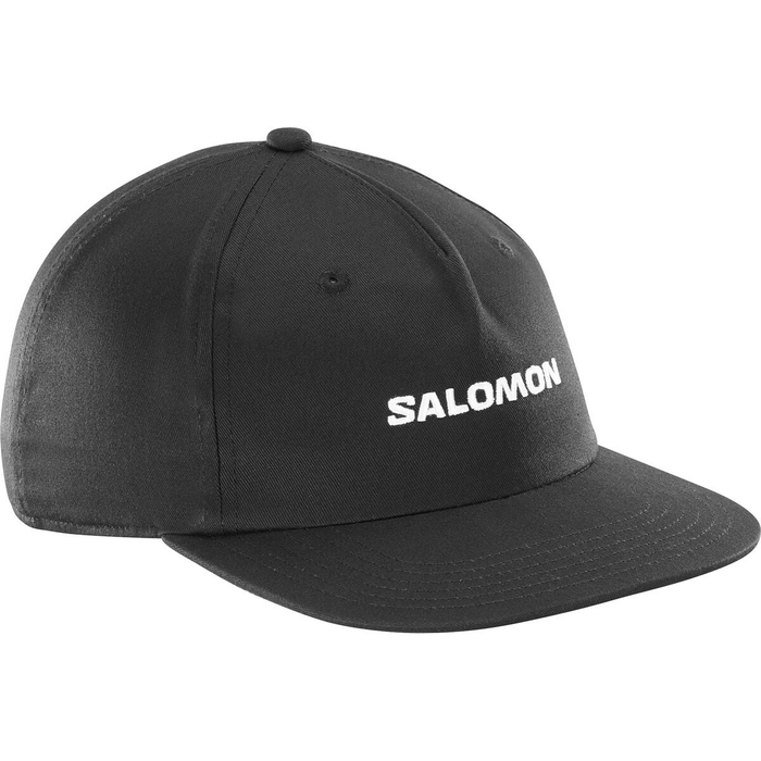 Czapka SALOMON Logo Flat głęboka czerń