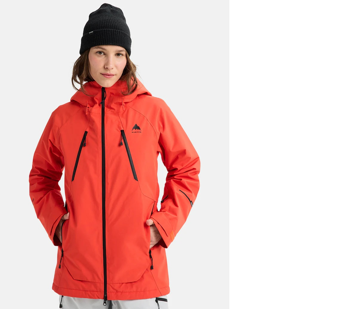 BURTON Jacke WMS Gore Reserve Ins Fiesta Rot