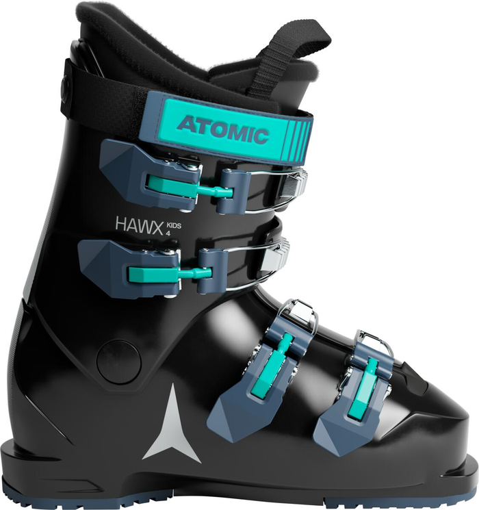 ATOMIC Hawx Kids 4 zwarte/turquoise skischoenen