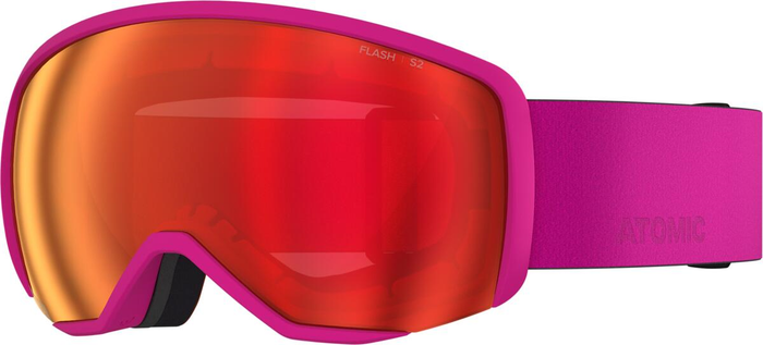 ATOMIC Revent JR S Flash pink w/red flash C2 goggles