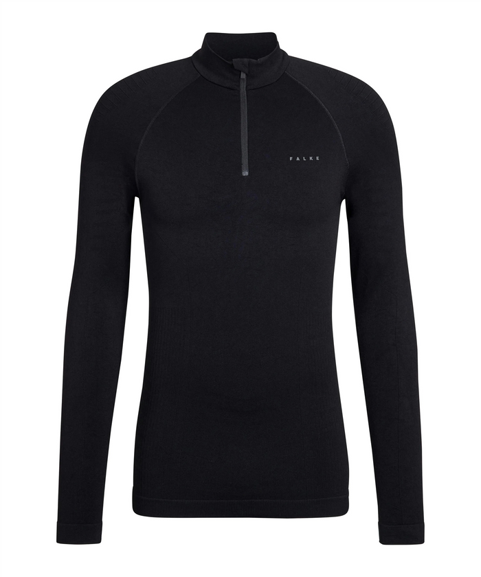 T-shirt thermique FALKE MW Zip Shirt Tight noir