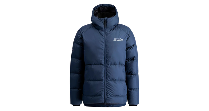 SWIX Team Puffy jas donker marineblauw