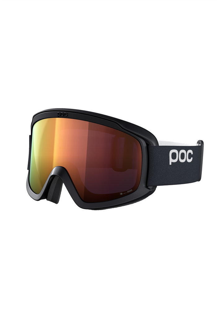 POC Opsin uranio nero con occhiali C2 arancione partly sunny