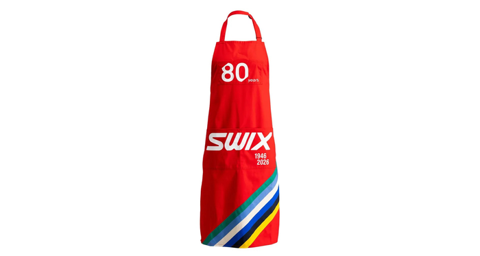 Tablier SWIX 80e anniversaire rouge