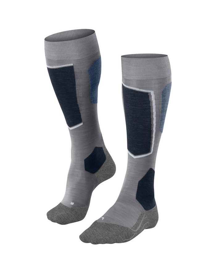 FALKE SK6 Pro sokken grijs/lichtblauw