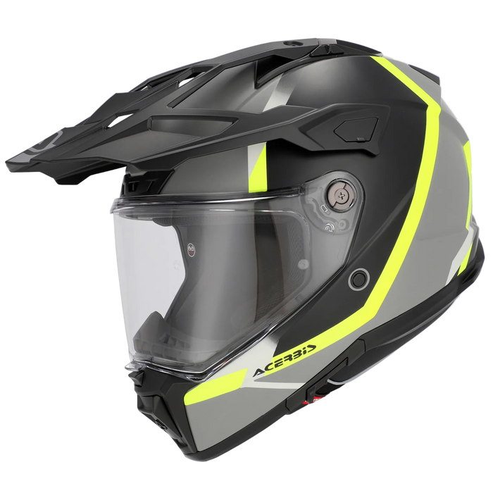 ACERBIS Attack sort/fluo gul hjelm