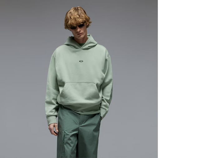 OAKLEY Metal Rise Hoodie vervaagd groen