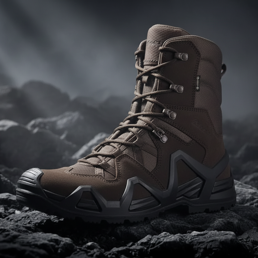 Calzature tattiche LOWA Zephyr MK2 GTX HI marrone scuro