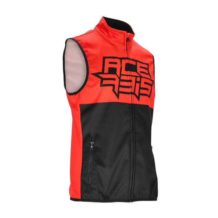 ACERBIS softshell-vest Linear must/punane