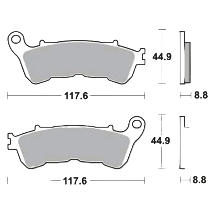 LUCAS Bremsbeläge MCB776SRM