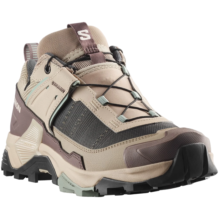 SALOMON batai X Ultra 5 GTX W desert tan/baltas pipiras/žalias milieu