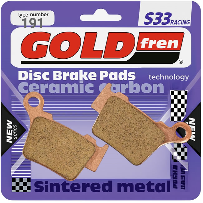 GOLDFREN tagumised piduriklotsid HUSQVARNA '09-'24 S33