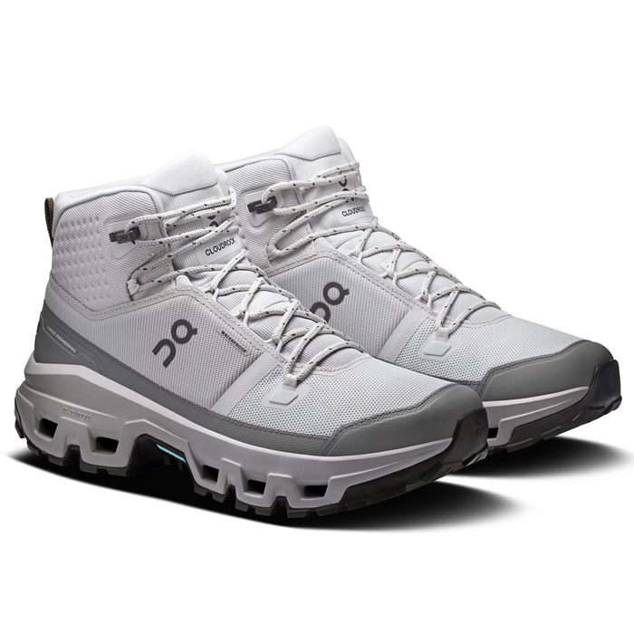 ON shoes Cloudrock Mid WP glacier/alloy